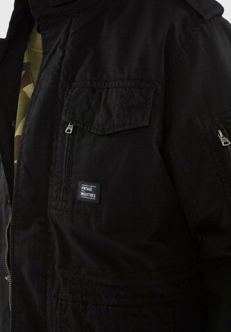 Bunda Vintage Cranford čierna