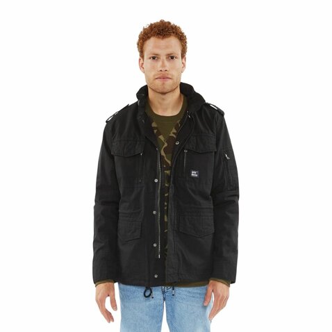 Bunda Vintage Cranford čierna