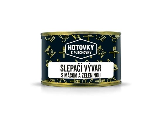 Kuřecí vývar s masem a zeleninou 400ml