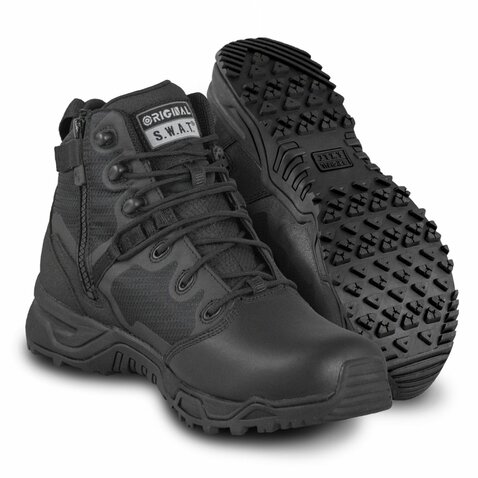 Taktická obuv Original SWAT Alpha Fury 8" WP zip černé