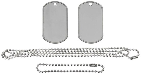 ID známky nerezové US dog-tag