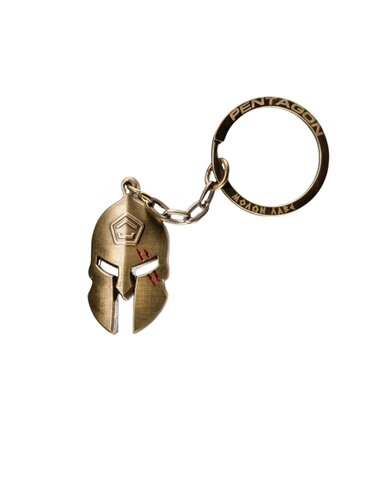 Přívěsek na klíče Spartan brass