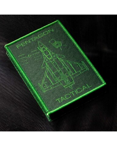 Patch Rafale Linear light green