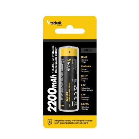 Baterie Technik 18650 TR1822 2200mAh 3,7V B1