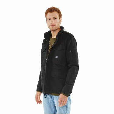 Bunda Vintage Cranford čierna