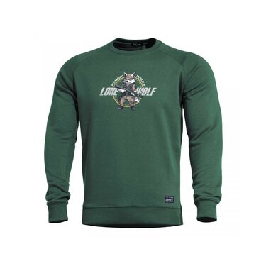 Mikina Pentagon Hawk Lone Wolf SpringBok green