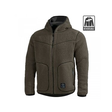 Bunda Pentagon Ianos 2v1 Sherpa fleece RAL7013 / černá