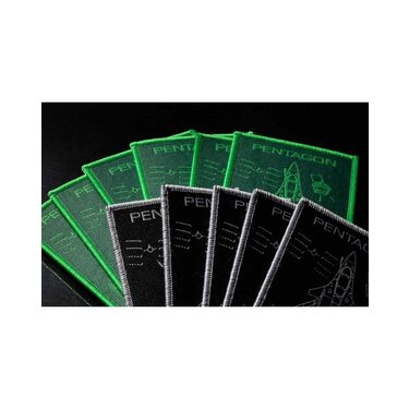 Patch Rafale Linear light green