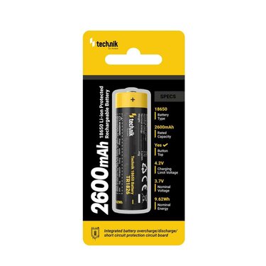 Baterie Technik 18650 TR1826 2600mAh 3,7V B1