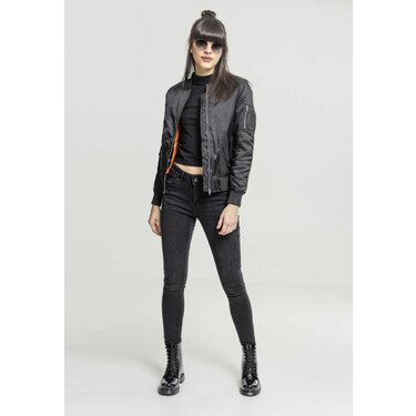 Dámska bombera Basic Urban Classic čierna Dámska bombera Basic Urban Classic čierna