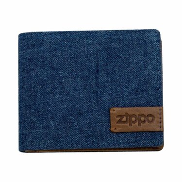 Peněženka Zippo kožená denim 44156