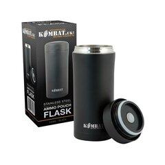 Nerezová láhev na vodu Ammo Flask Kombat UK černá