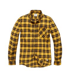Flanelová košile Vintage Industries Riley Yellow Check