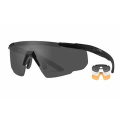 Taktické brýle WileyX Saber Advanced Black smoke/clear/rust