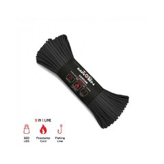 Paracord Gordian 550 Pentagon 4mm/15m černý