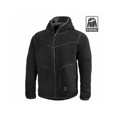 Bunda Pentagon Ianos 2v1 Sherpa fleece černá / wolf grey