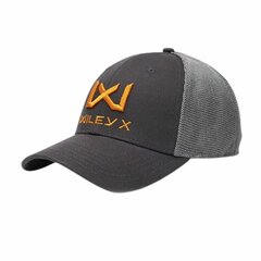 Kšiltovka WileyX dark grey/orange logo